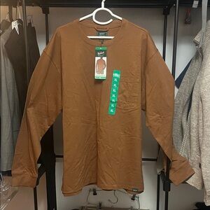 Woolrich Men's Tan Long Sleeve Tee